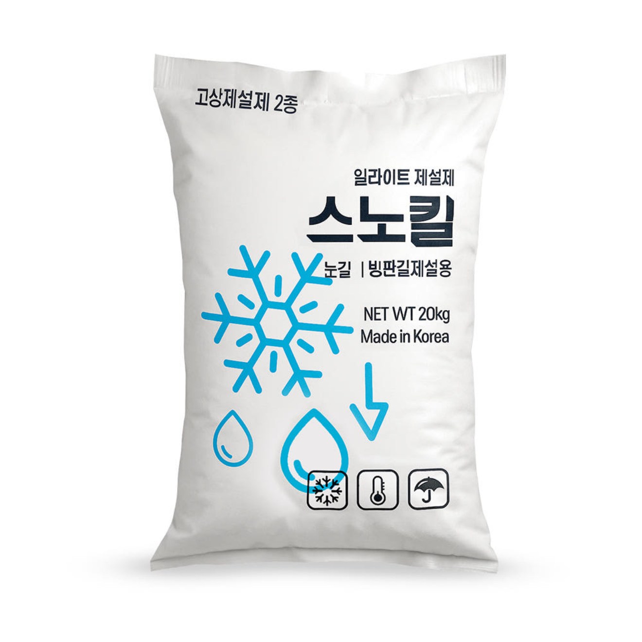 다녹스 염화칼슘 국산 친환경 대용량 제설제 20kg 1포 23,900원