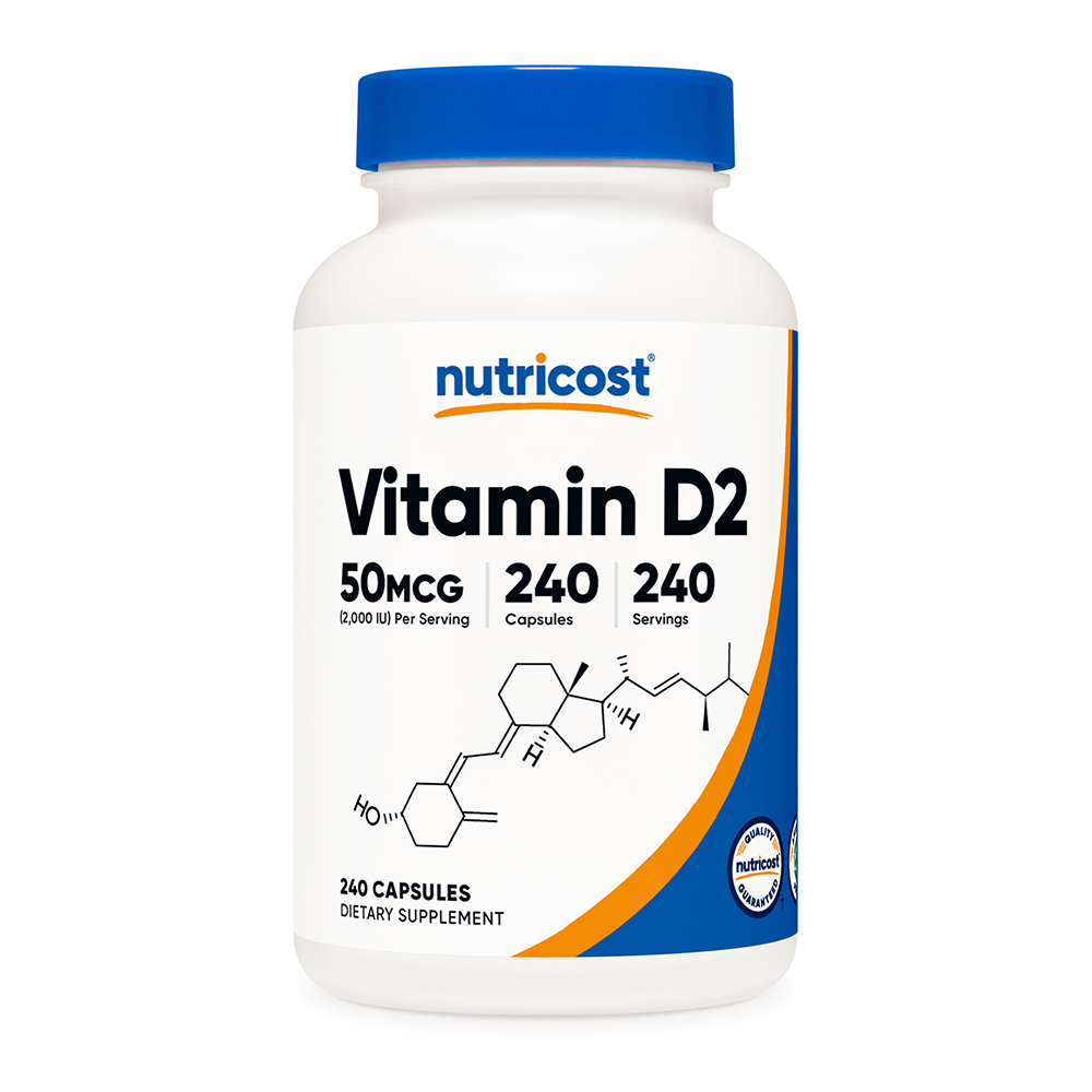 뉴트리코스트 비타민 D2 2000IU 캡슐 240정, 1개, 240정 22,900원