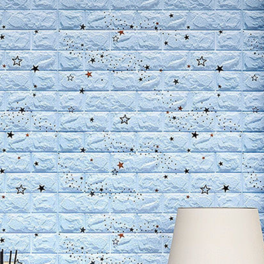 홈마트 방수 충돌 방지 접착 3D 입체타일 스티커 벽 폼블럭 벽돌무늬 70cm x 77cm x 6mm 22,890원