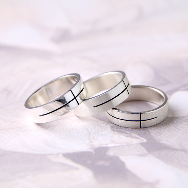 925 실버 십자가 평반지 남자 여자 심플 데일리 은반지 커플링 89,000원