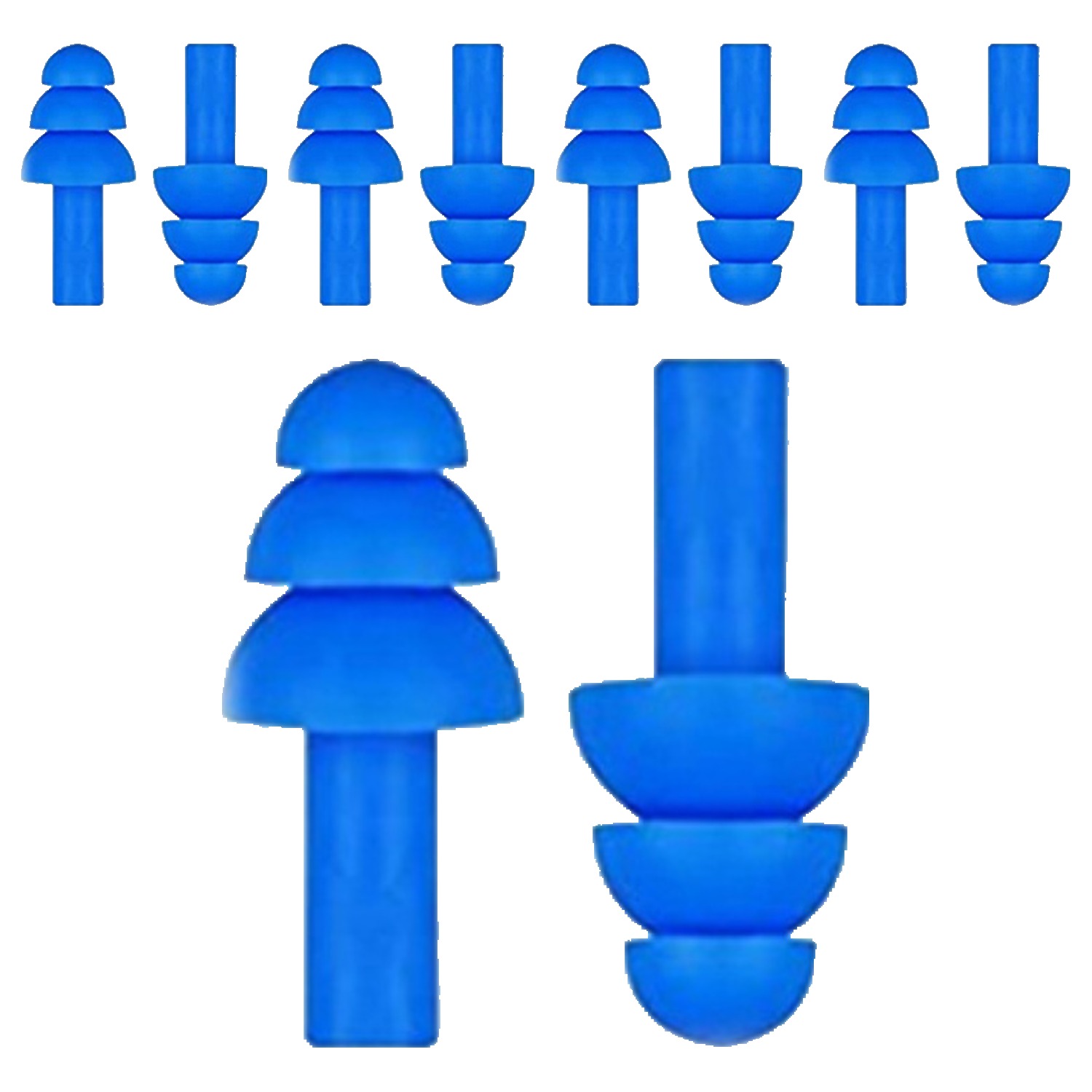 누비나 수영용 실리콘 귀마개 블루, 5개, 1쌍 8,000원