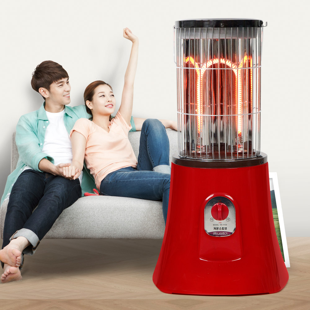 NASAN 국산 전기히터 난로 세라믹 원적외선 전기스토브 가정용 업소용 122,000원