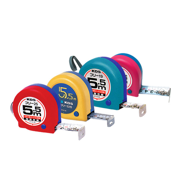 KDS 수동 줄자 프리형 4종 모음, F25-55BBPS 5.5m x 25mm, 1개 13,600원