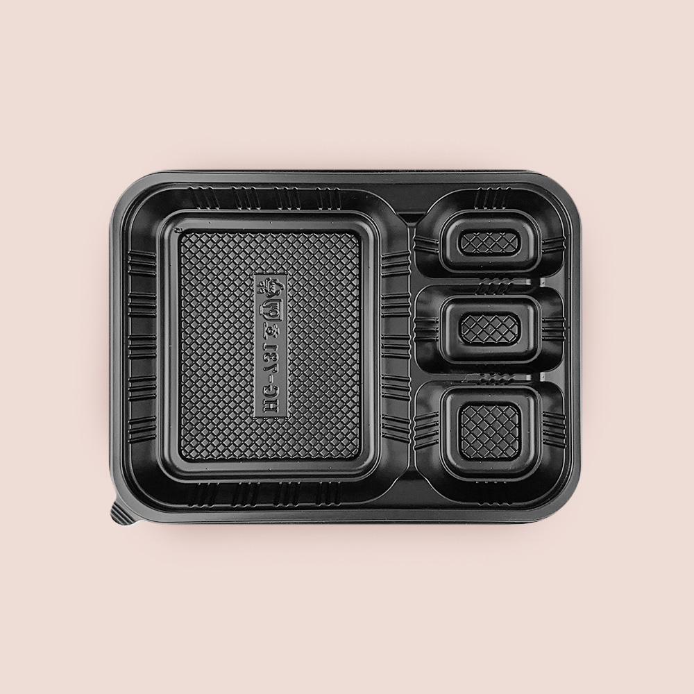 일회용 4칸 도시락용기 100세트 덮밥 샐러드 반찬포장, 100개, 1개 26,000원