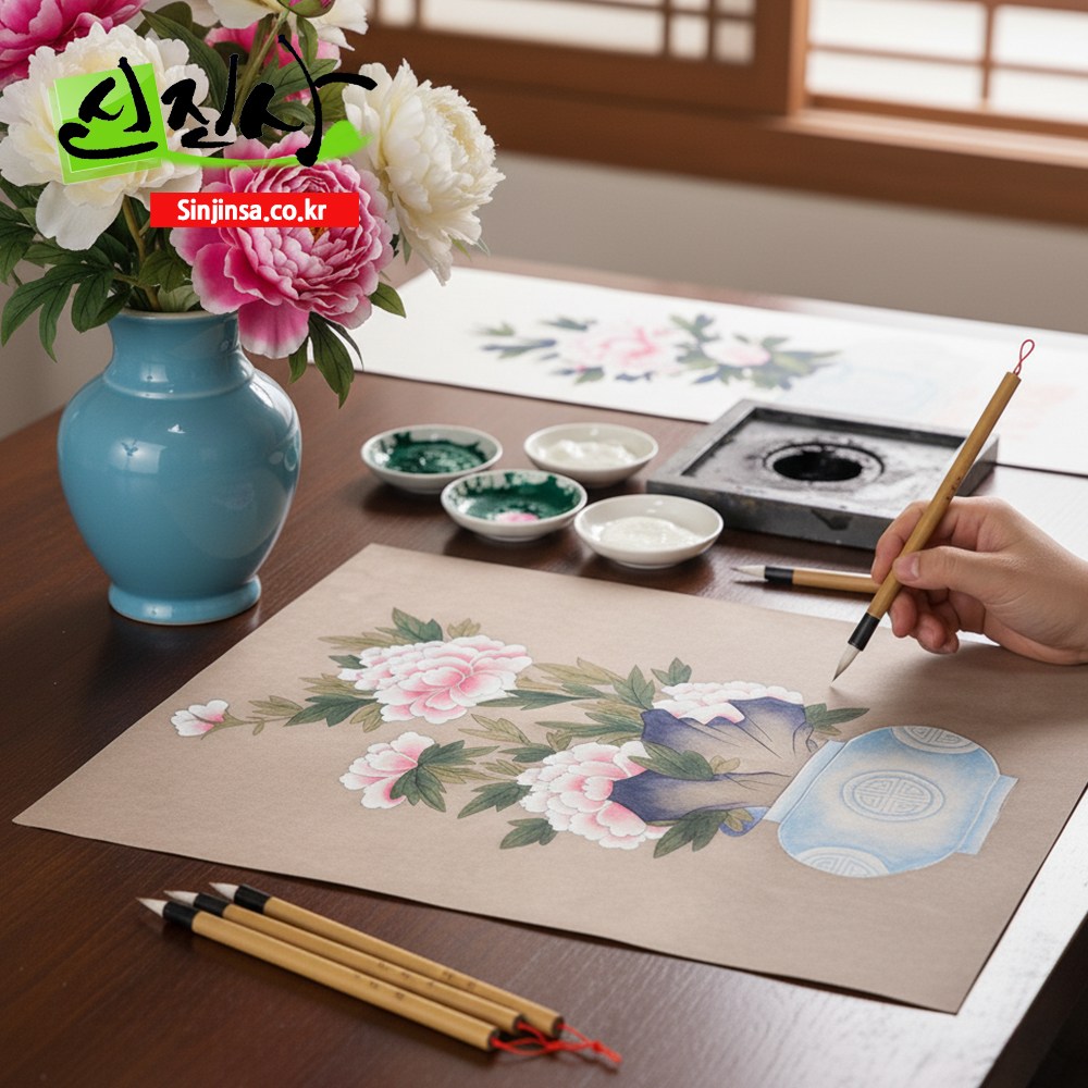 신진사 서예붓 민화붓 바림붓(소-특대), 소 16,000원