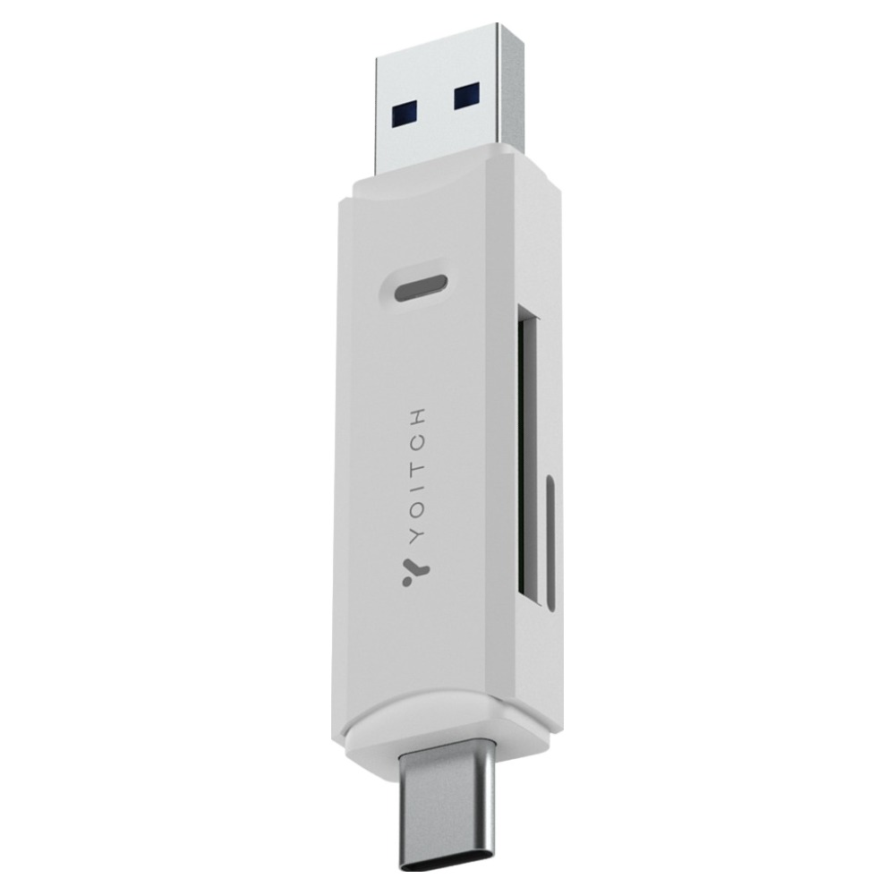 요이치 메모리 블랙박스 멀티 2in1 Micro SD TF 카드 리더기 c타입 / usb타입, 화이트, 1개, YG-CRCA300 8,590원