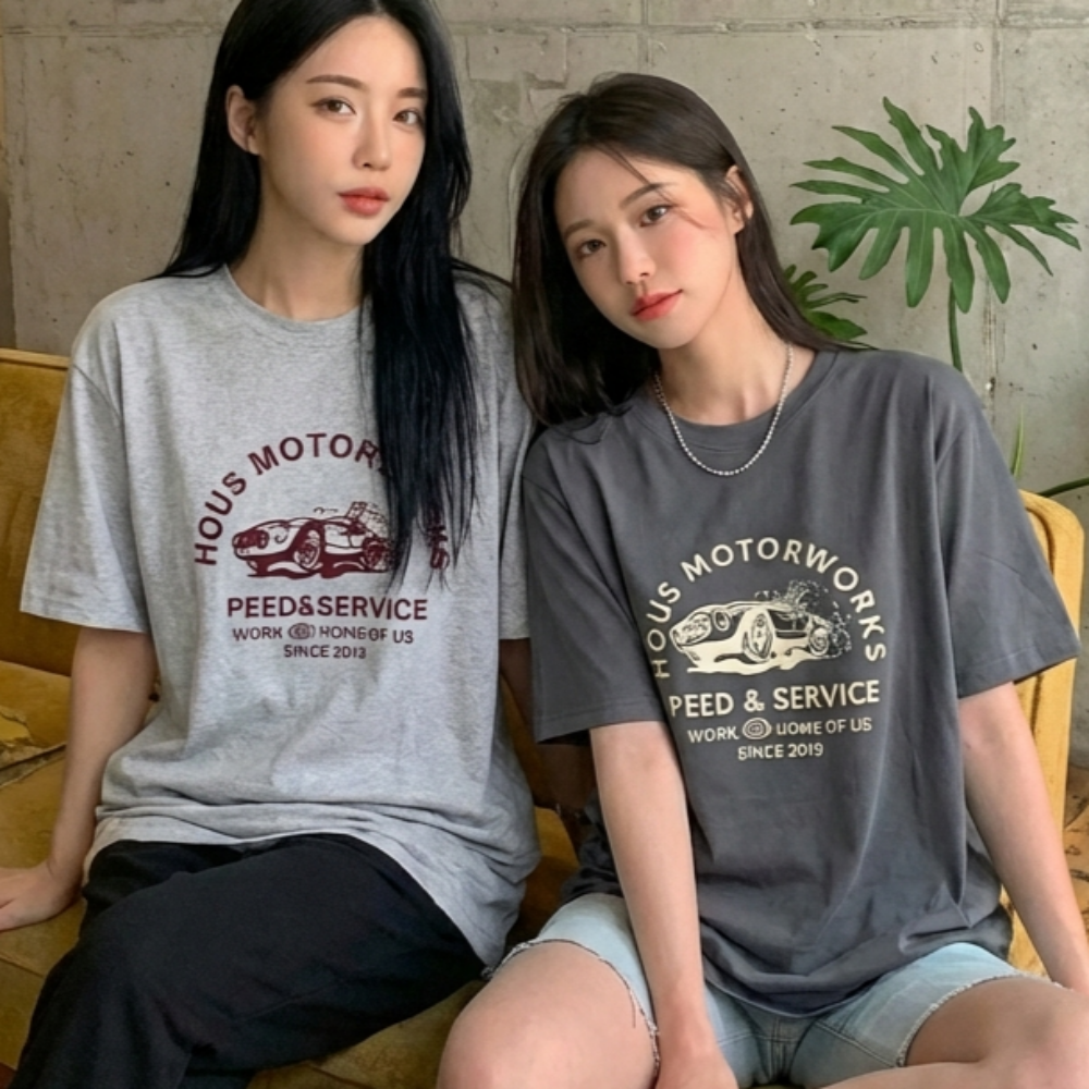 쁘띠엘라 루즈핏 반팔티 레터링 신축성 티셔츠 1+1 19,800원