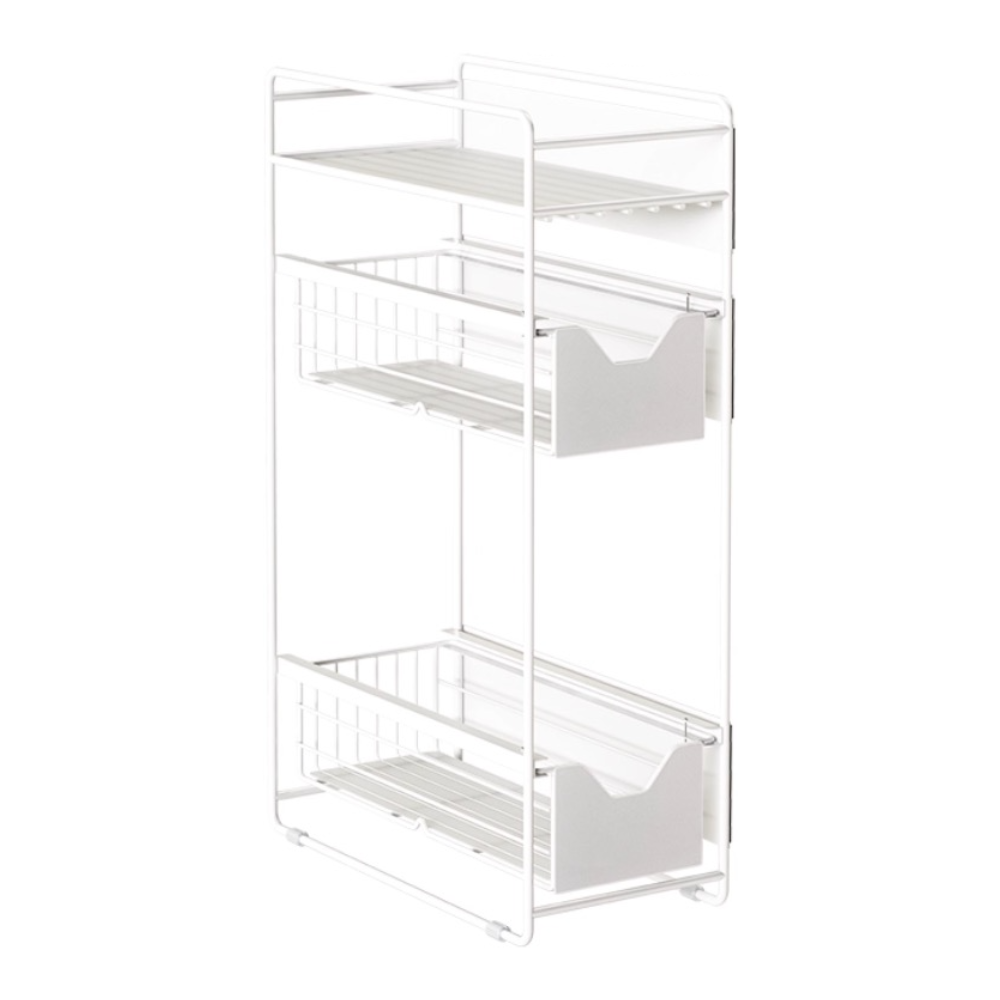 아르빙 무타공 다용도 세탁기 냉장고 현관문 자석 슬라이딩 선반 틈새수납 38,900원