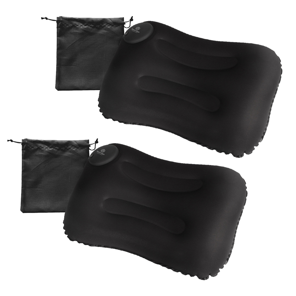 브리즈문 캠핑용 푸시푸시 휴대 TPU 에어베개 2p + 보관 파우치 2p 세트 9,170원