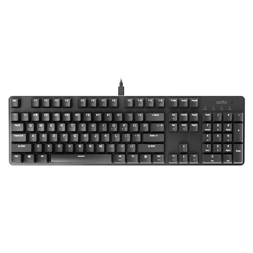 엑토 그로우 기계식 키보드, 적축, KBD-65, 블랙 36,390원