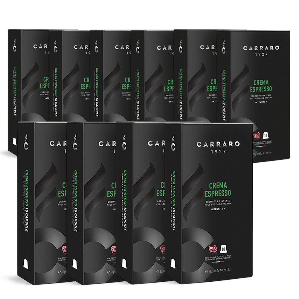 까라로 네스프레소 호환 커피캡슐 블랙라인 크레마에스프레소, 5.2g, 10개입, 10개 41,990원