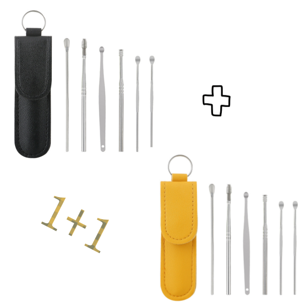 휴대용 귀이개 스프링 귀파개 귀후비개 귀청소 열쇠고리형 6종세트 x 2세트 3,000원
