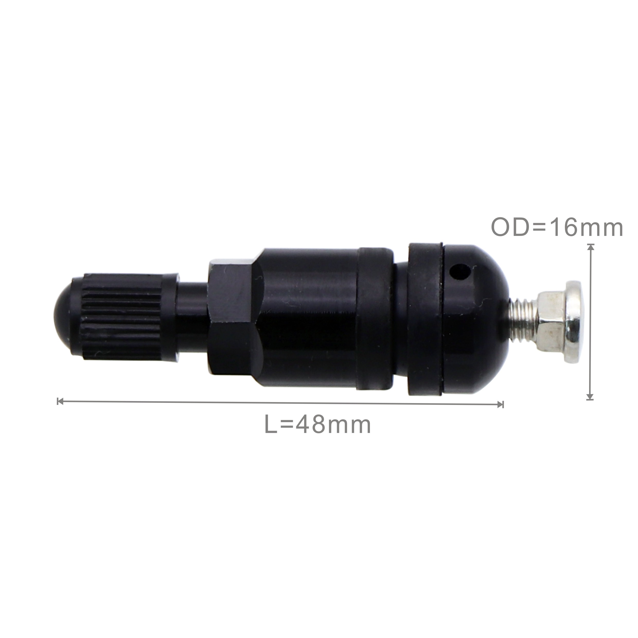 실버 또는 블랙 TPMS 타이어 밸브, BMW 아우디 호환 포르쉐 카이엔 마세라티 합금 튜브리스 세트당 4 개 27,200원