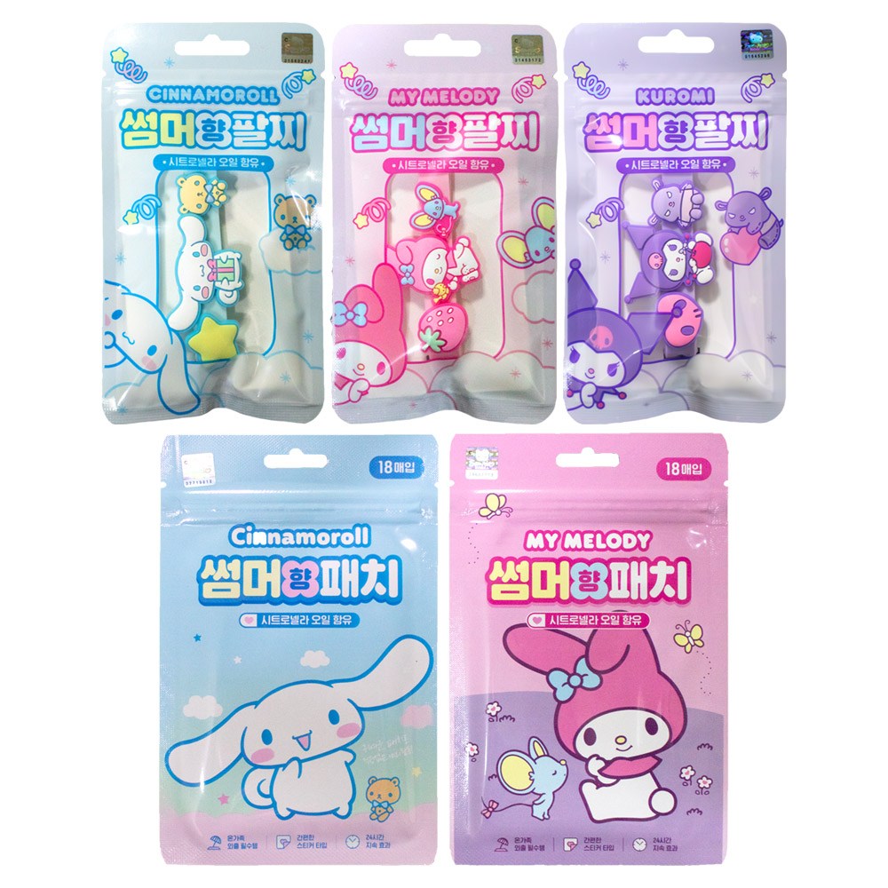 산리오 썸머향패치 썸머향팔찌 6,500원