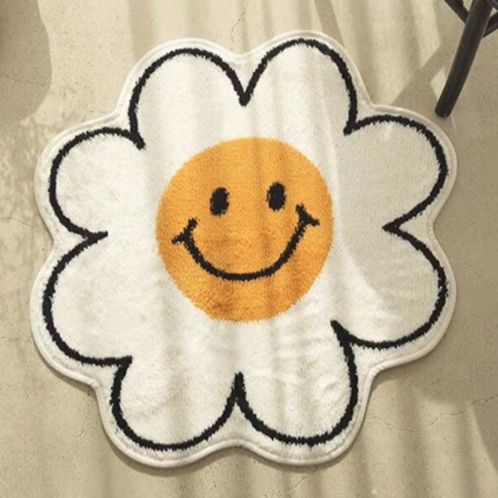 (당일출고->내일도착) [엘프룸] 발매트 노랑노랑 (mat002)_(논슬립 욕실 화장실 극세사 발매트 물흡수 인테리어 주방 현관 침실 자동차 업소용 감성매트미끄럼방지 앙디 츄츄스) 9,900원