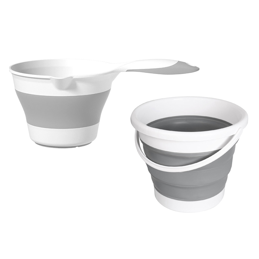 모나코올리브 다용도 폴딩 바스켓 5L + 롱핸들 폴딩 바가지 세트 14,850원