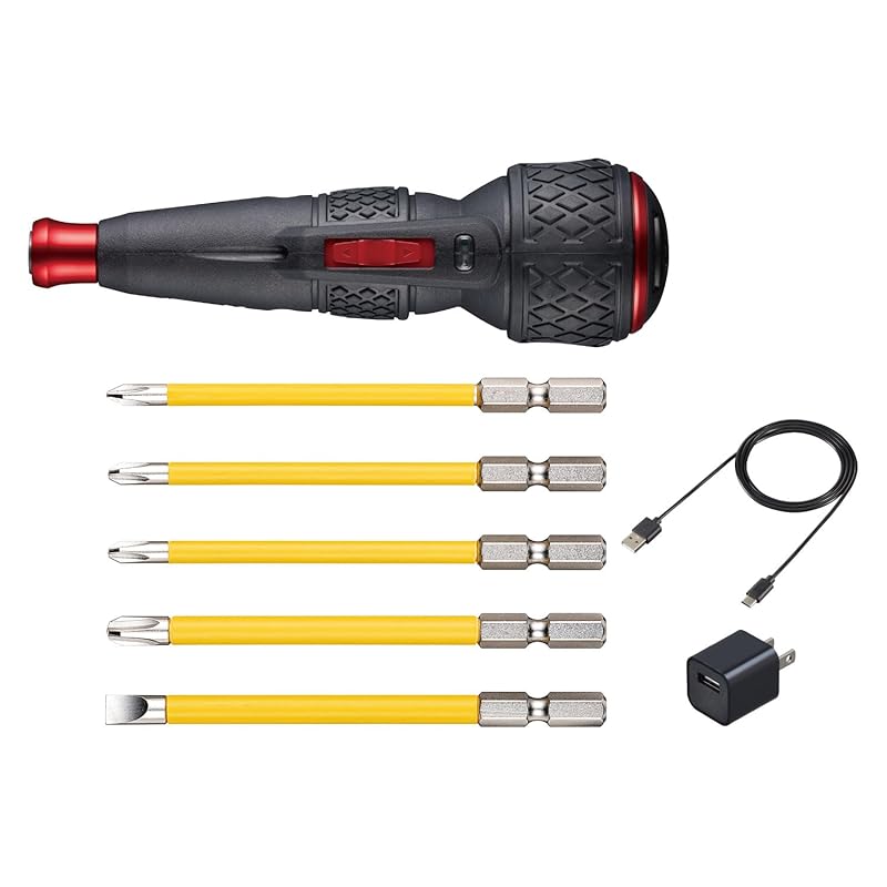 베셀(VESSEL) 전동 볼 그립  비트 5개 부착 USB 타입 C로 충전 m 220USBC-5 59,800원