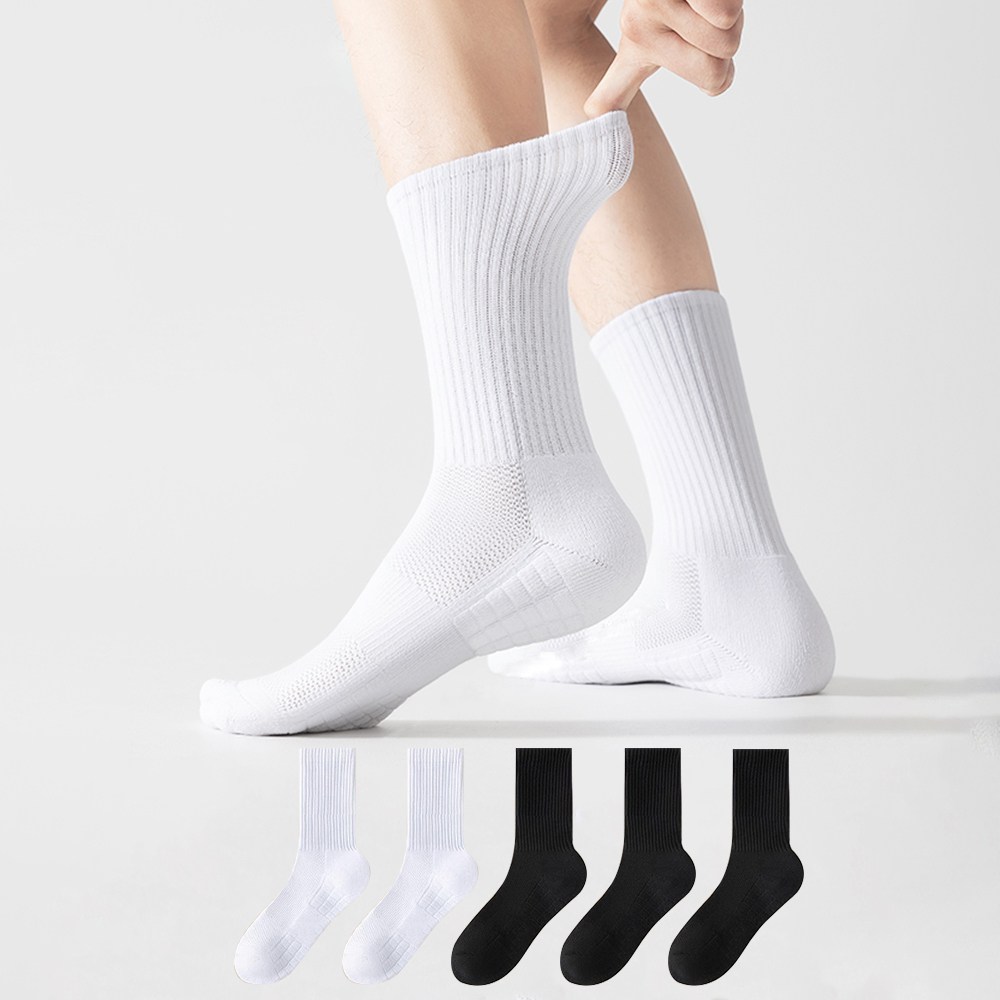 남자 두꺼운 스포츠 양말 이중 쿠션 중목 순면  5켤레 3,600원