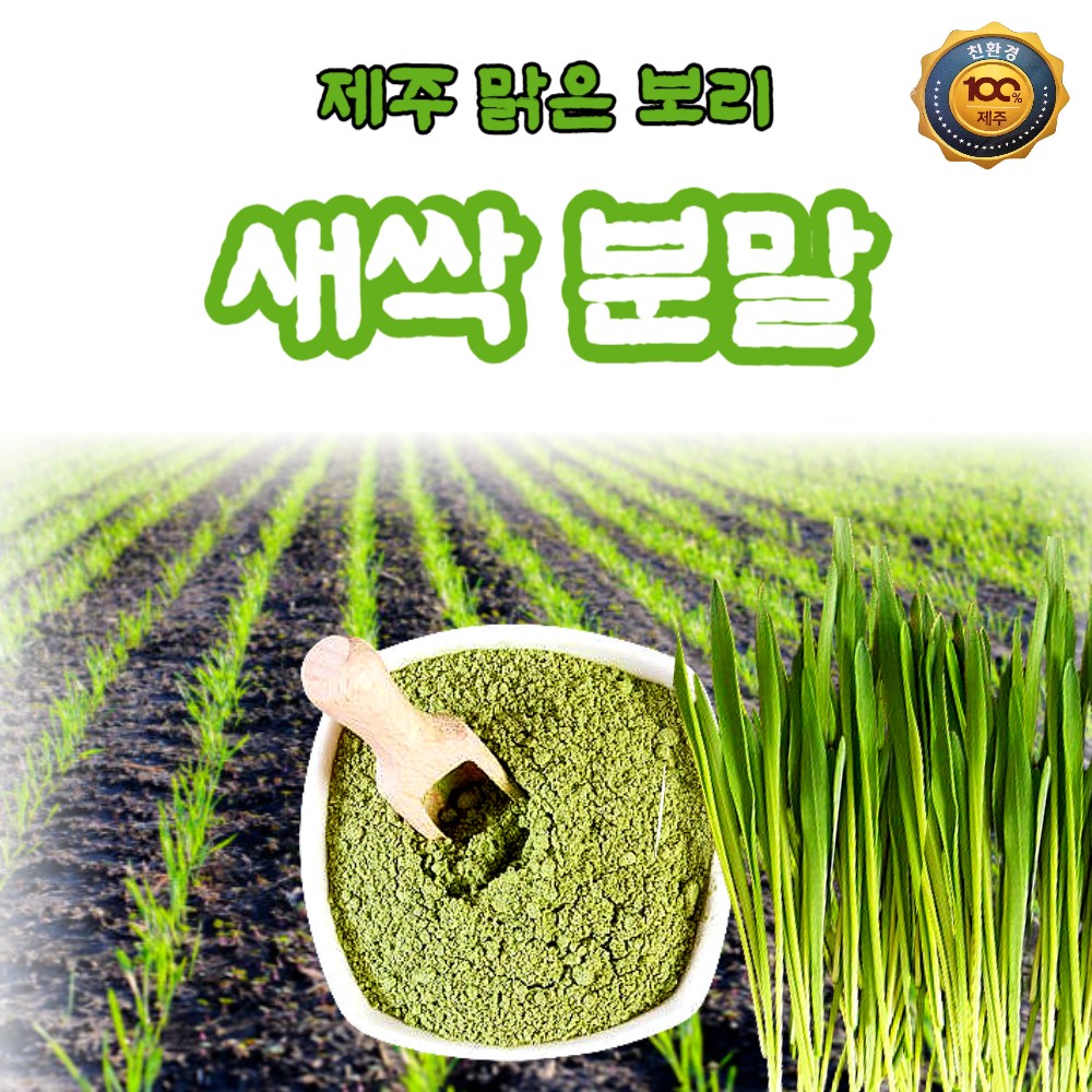 제주산 100% 보리새싹분말 100g/프리미엄 가족건강 힐링푸드/하루 한 스푼 슈퍼푸드/디톡스 면역력 피로회복, 10개, 100g 71,500원