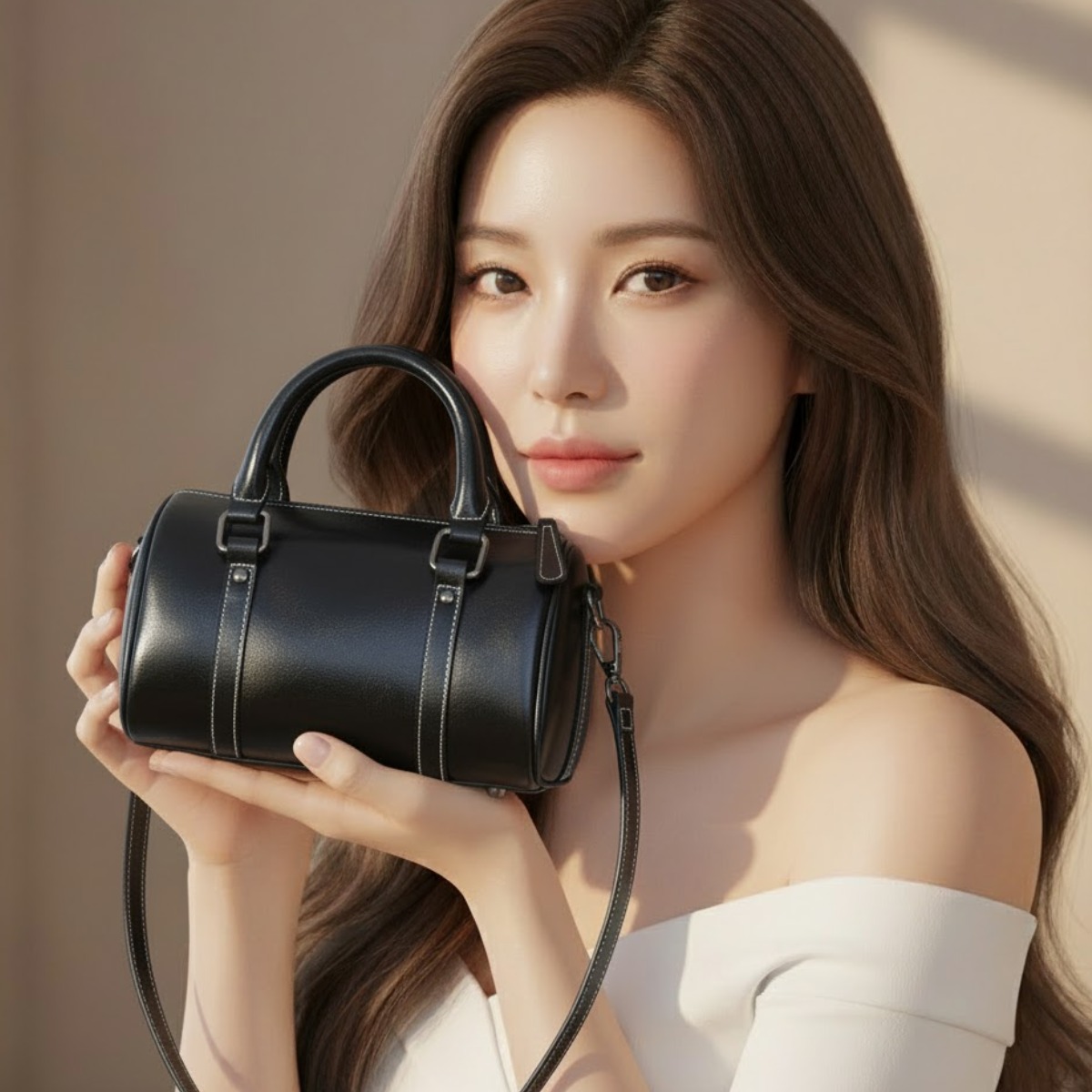 국내배송 스타일STY1 미니보스턴 여성 소가죽 미니 크로스백 명품 가죽 가방 정품판매자 아길라마이코디 확인필 3컬러 59,800원