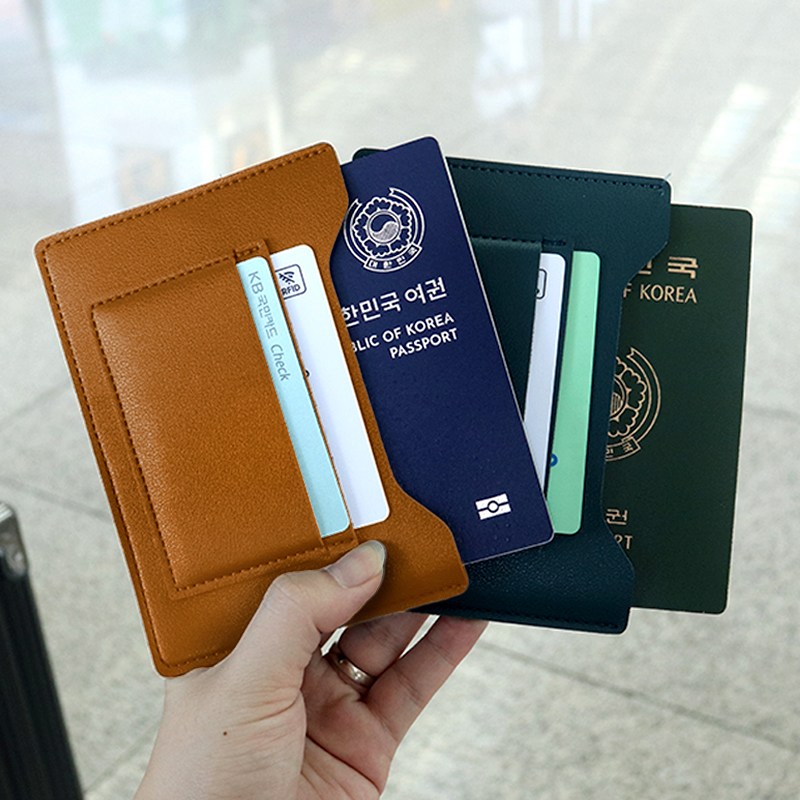 노티드트립 RFID차단 안티스키밍 가죽 여권 케이스 지갑 9,900원