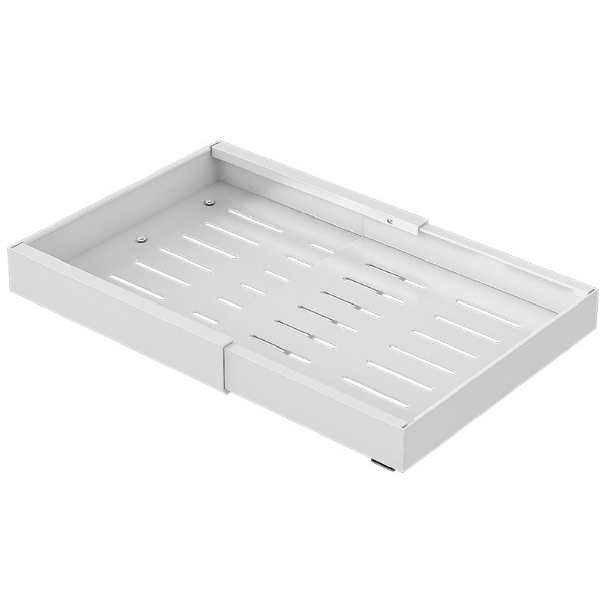 Tinduo 주방 수납 선반 무타공 길이조절 슬라이딩 선반 싱크대 하부장용 서랍식 수납랙 그릇 냄비 양념통 정리대, 흰색, 1개 35,000원