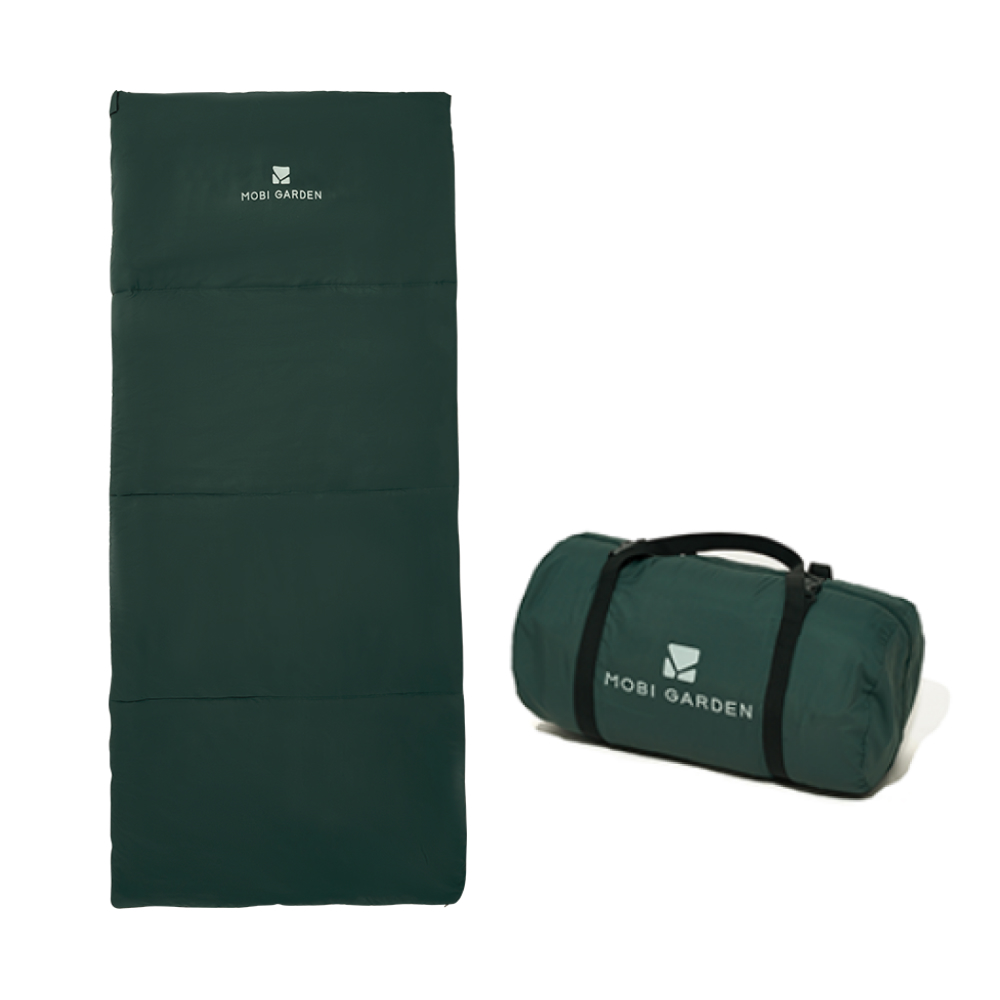 모비가든 플리스 안감 와이드 침낭 2.3kg, 그린, 1개 69,000원
