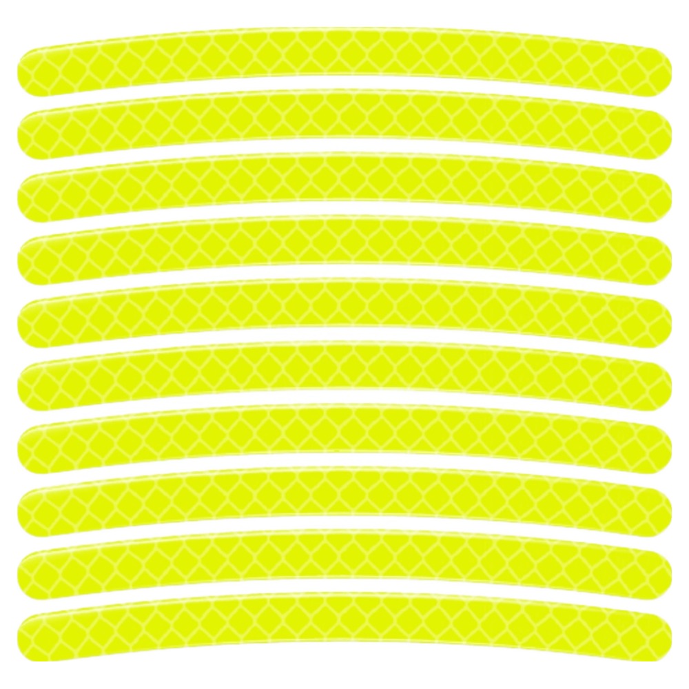 스코라 야간 시인성 휠 반사 스티커 형광 7mm x 9cm 40p, 형광, 1개 4,650원