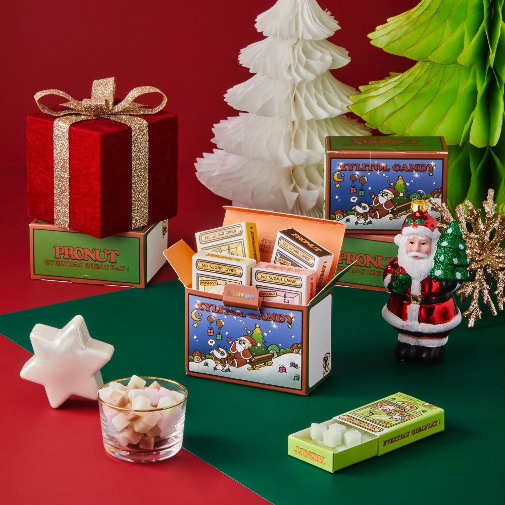 프로넛 무설탕 자일리톨 캔디 6가지맛 사탕 세트 크리스마스 에디션 15,620원