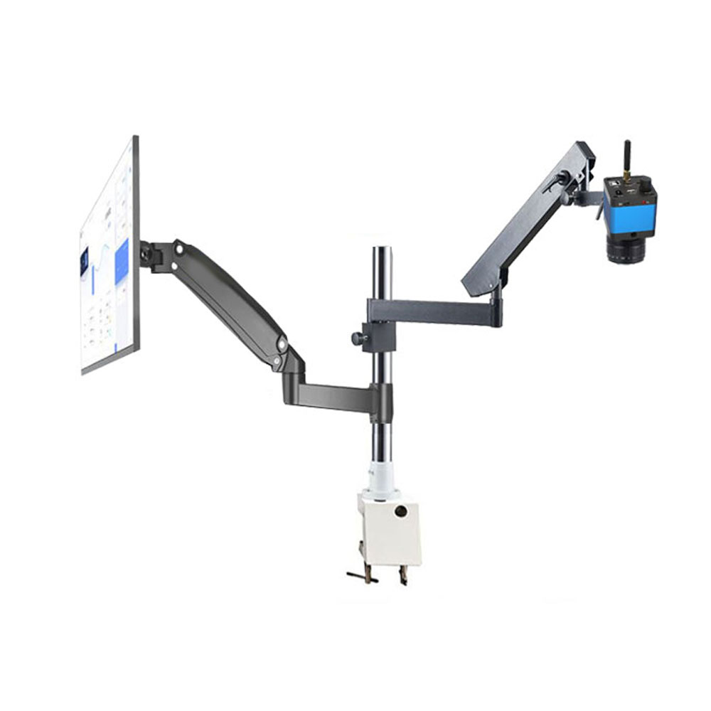 아로 원거리 현미경 카메라 모니터 클램프형 자유로운 거리 조절 자체제작 2,500,000원