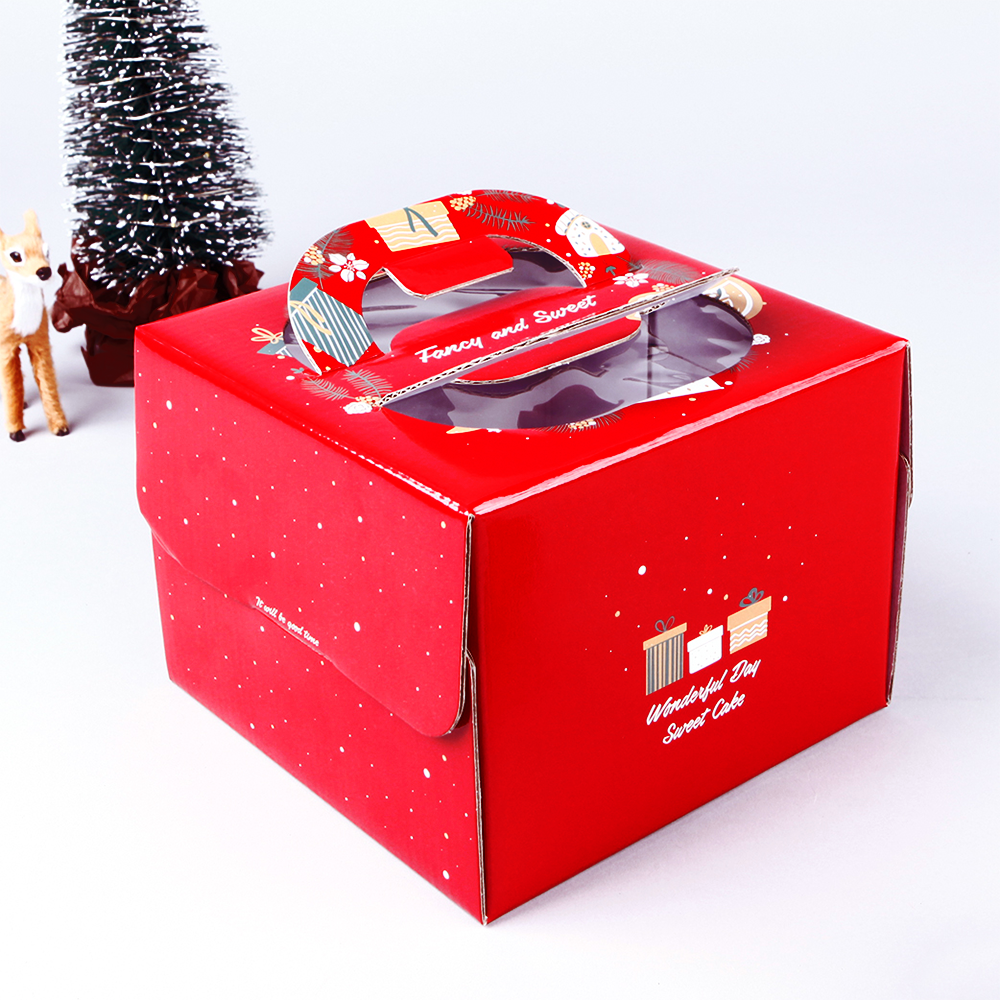 [이룸디앤피] 크리스마스 리스 케익박스 15cm 1호 + 받침 세트 69,560원