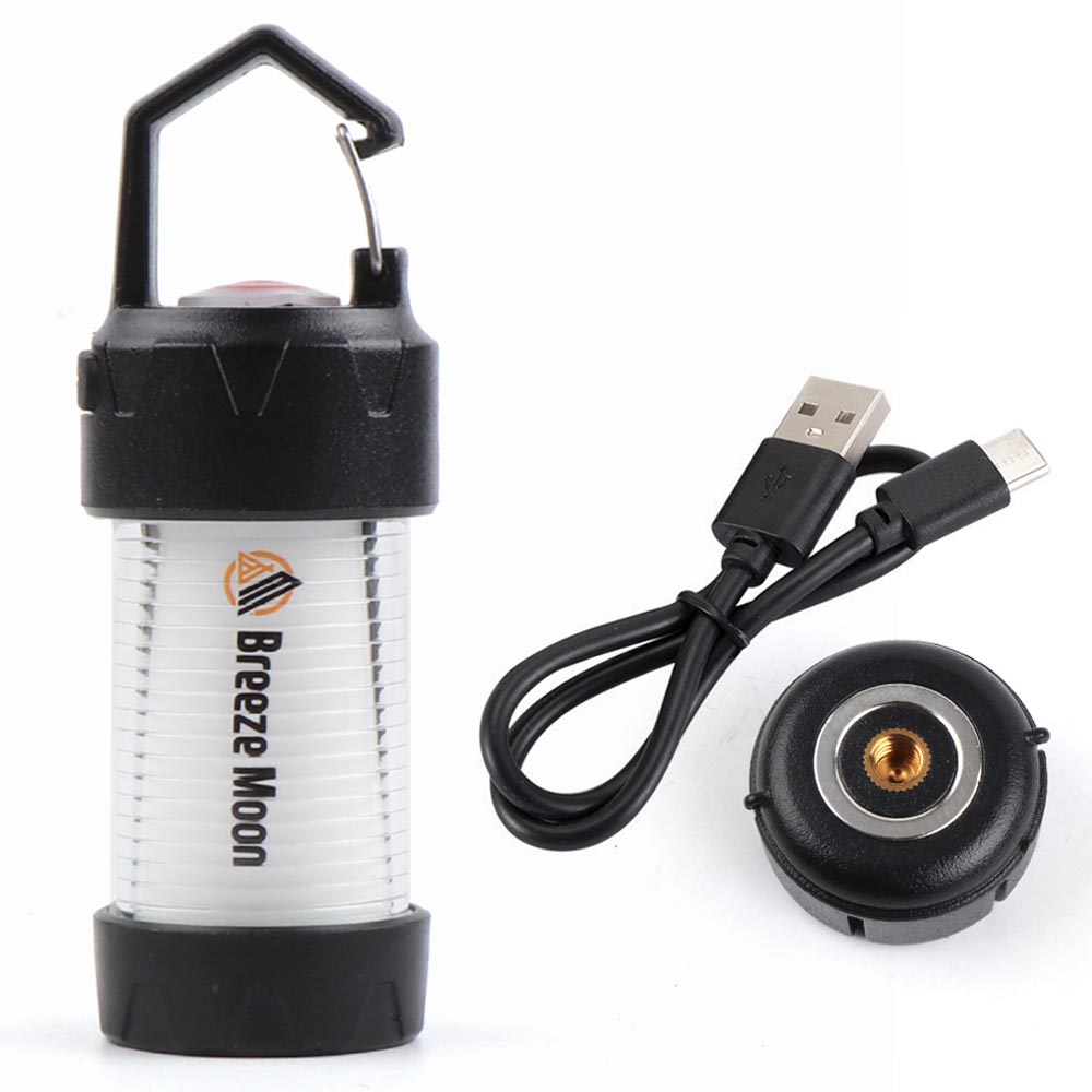 브리즈문 프리즘 캠핑 LED 랜턴 + 자석홀더 + 충전 케이블 세트 27,800원