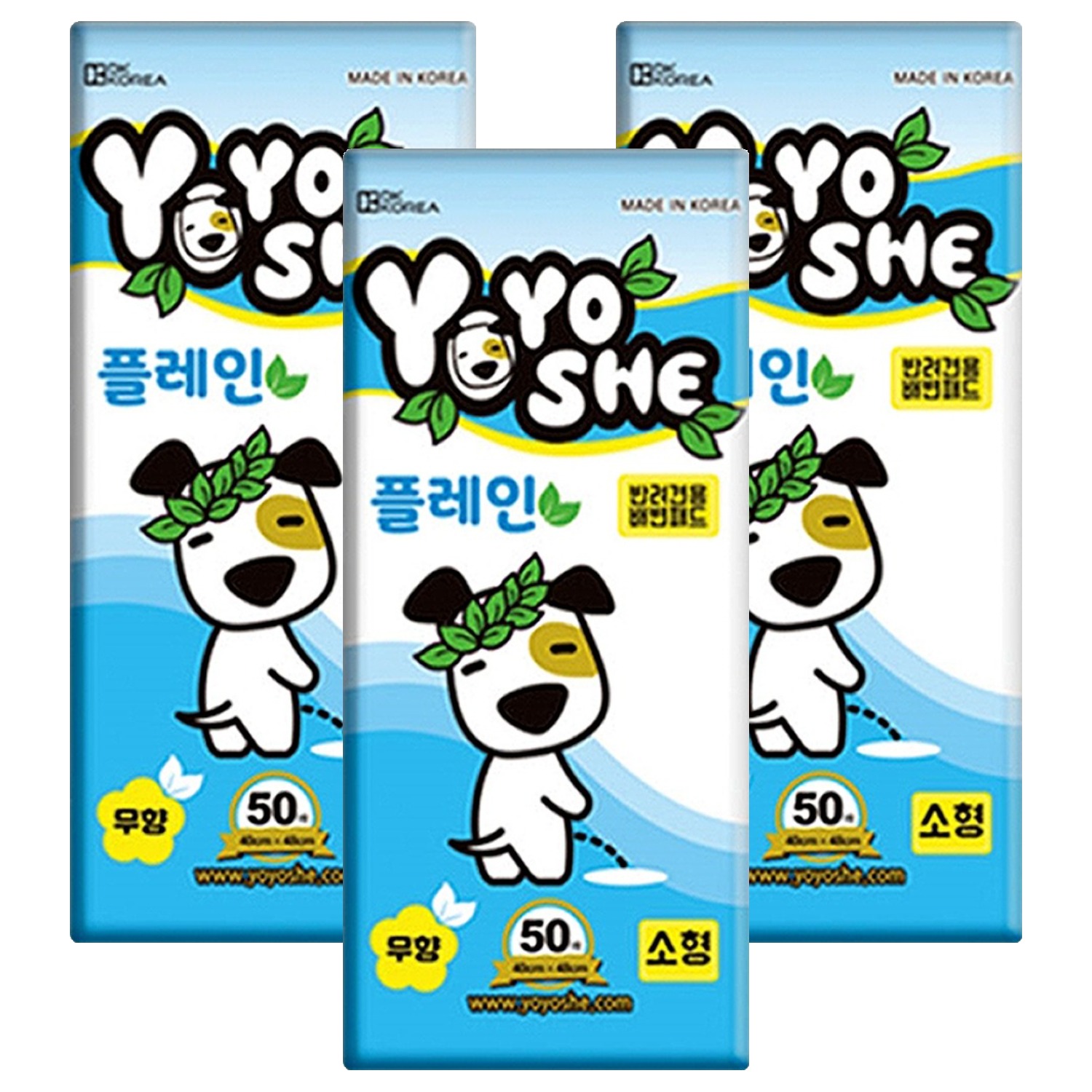 요요쉬 강아지 플레인 배변패드 무향, 50개입, 3개 34,500원