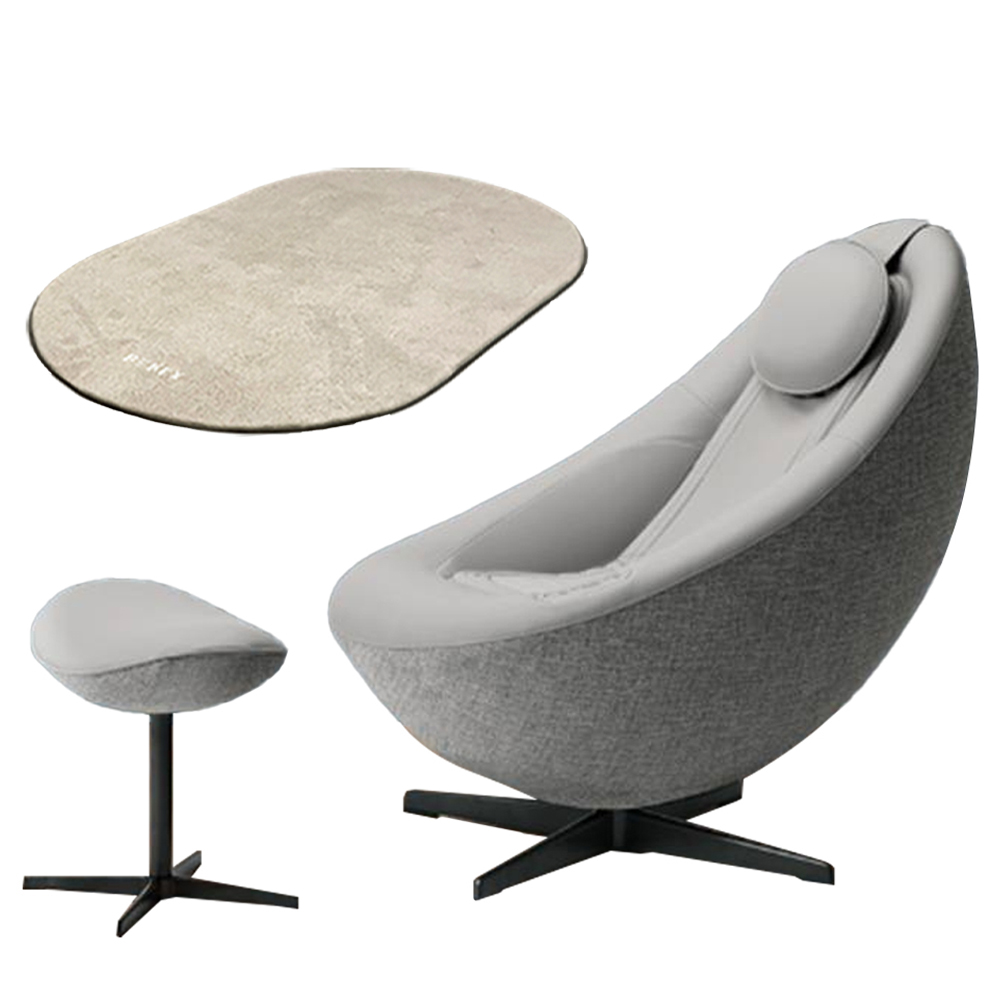 코웨이 비렉스 페블체어 안마의자 방문설치, MC-C01, 미스틱 그레이 2,013,480원