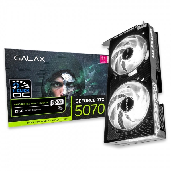 갤럭시 갤럭시 GALAX 지포스 RTX 5070 BLACK OC D7 12GB 1,057,300원