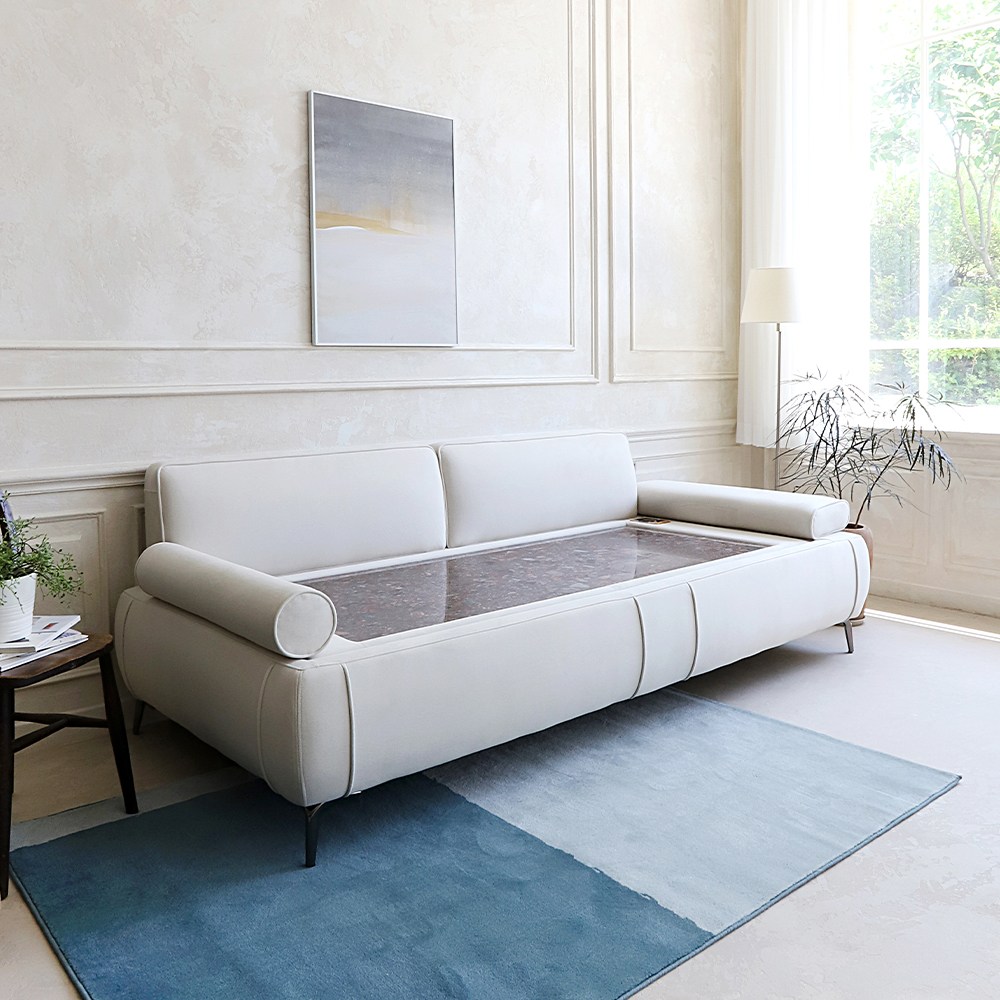 끌레오 미카 3인용 패브릭 인테리어 돌소파 돌쇼파 온열 온돌 소파베드 돌침대 CL513, 아이보리 1,045,000원