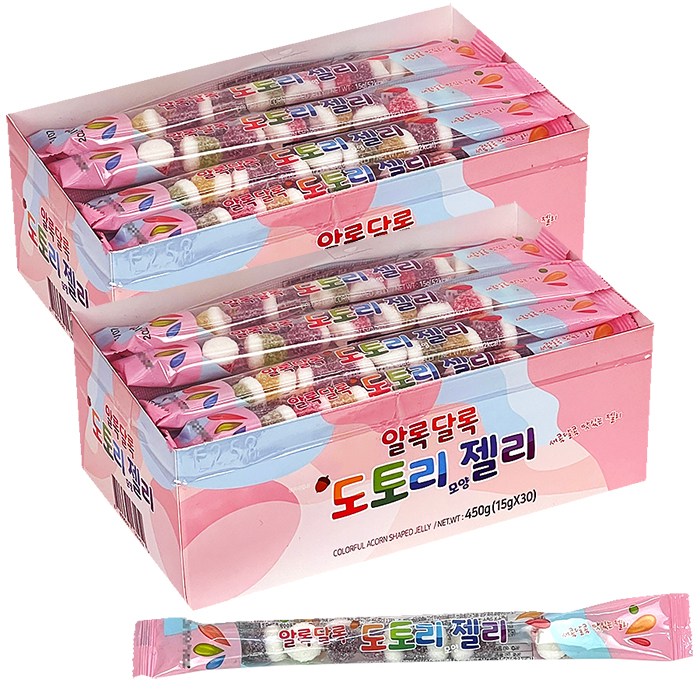 알록달록 도토리모양 젤리 15,520원