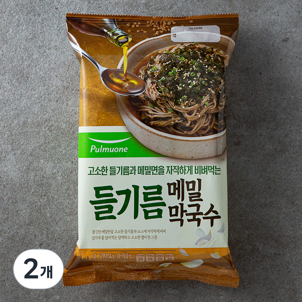 풀무원 들기름 메밀막국수 2인분 10,000원