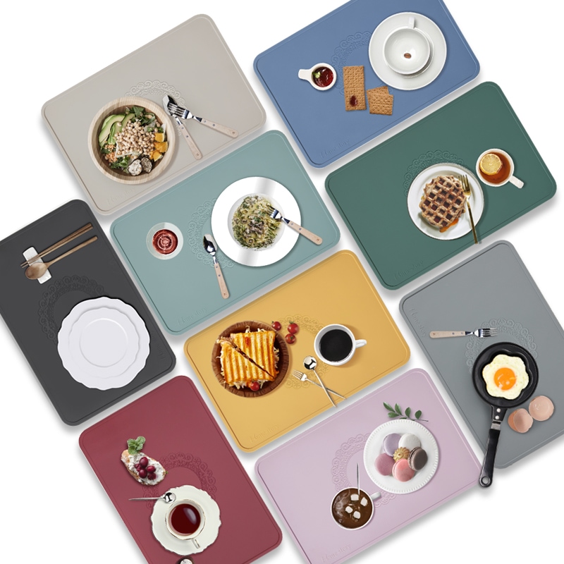 엘린까사 실리콘 테이블 식탁 매트 슬림 플라워, 1개 5,840원