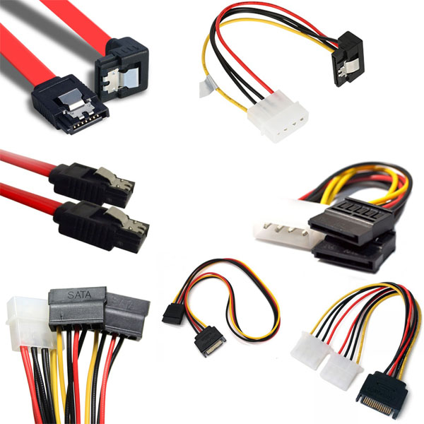 SATA3 Lock 케이블 사타전원 꺾임형 SSD/HDD 하드케이블 IDE전원 SATA연장 SATA Y형 2분배 래치형(락타입) 사타3데이터 케이블 꺽임형 ㄱ자형 2,500원