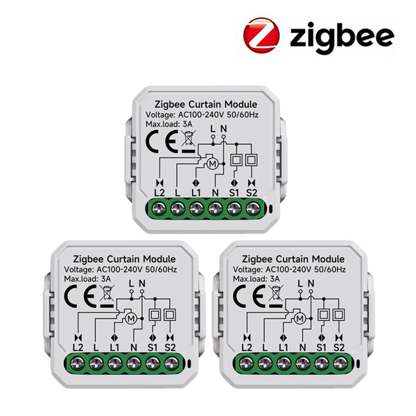 Tuya 스마트 WiFi Zigbee 커튼 커튼 모듈 블라인드 스위치 연결된 롤러 셔터 전기 모터 Alexa Google 홈과 호환 가능 43,960원