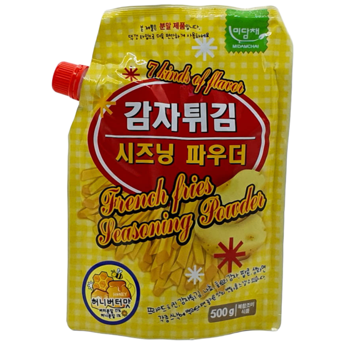 허니버터맛 감자시즈닝 500g X10개 / 감자튀김 시즈닝 파우더 미담채 푸드코리아 62,740원