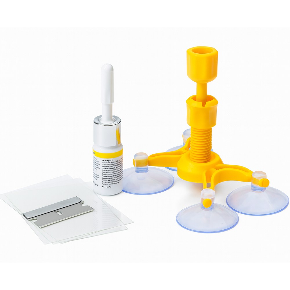 고고스 자동차 유리복원 키트 돌빵 금간유리 앞유리 크랙 수리 셀프복원 세트, 1세트, 1ml, 현재가 13,330원