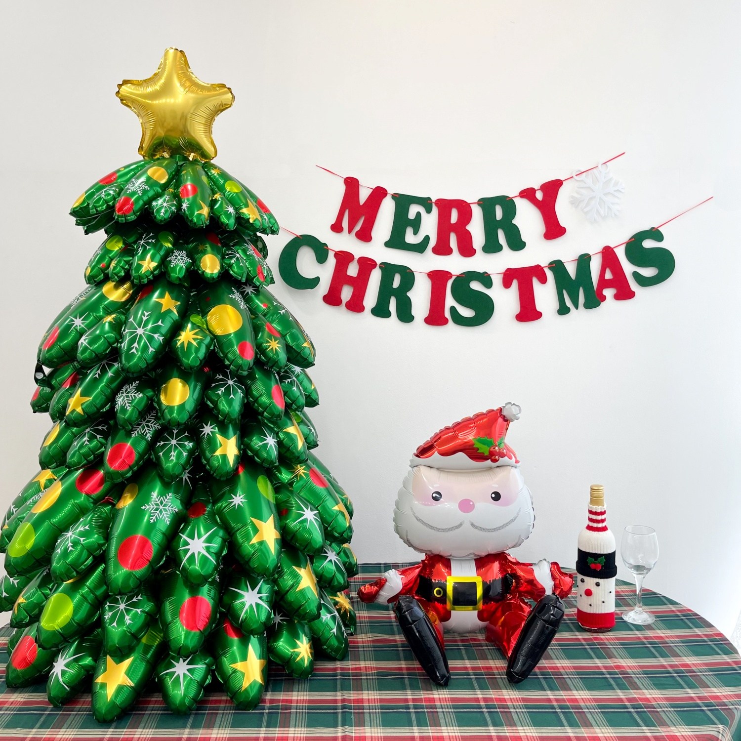 쏙쏙마켓 트리와 산타 은박풍선 세트, 1세트, 산타x대형트리x가랜드 21,420원