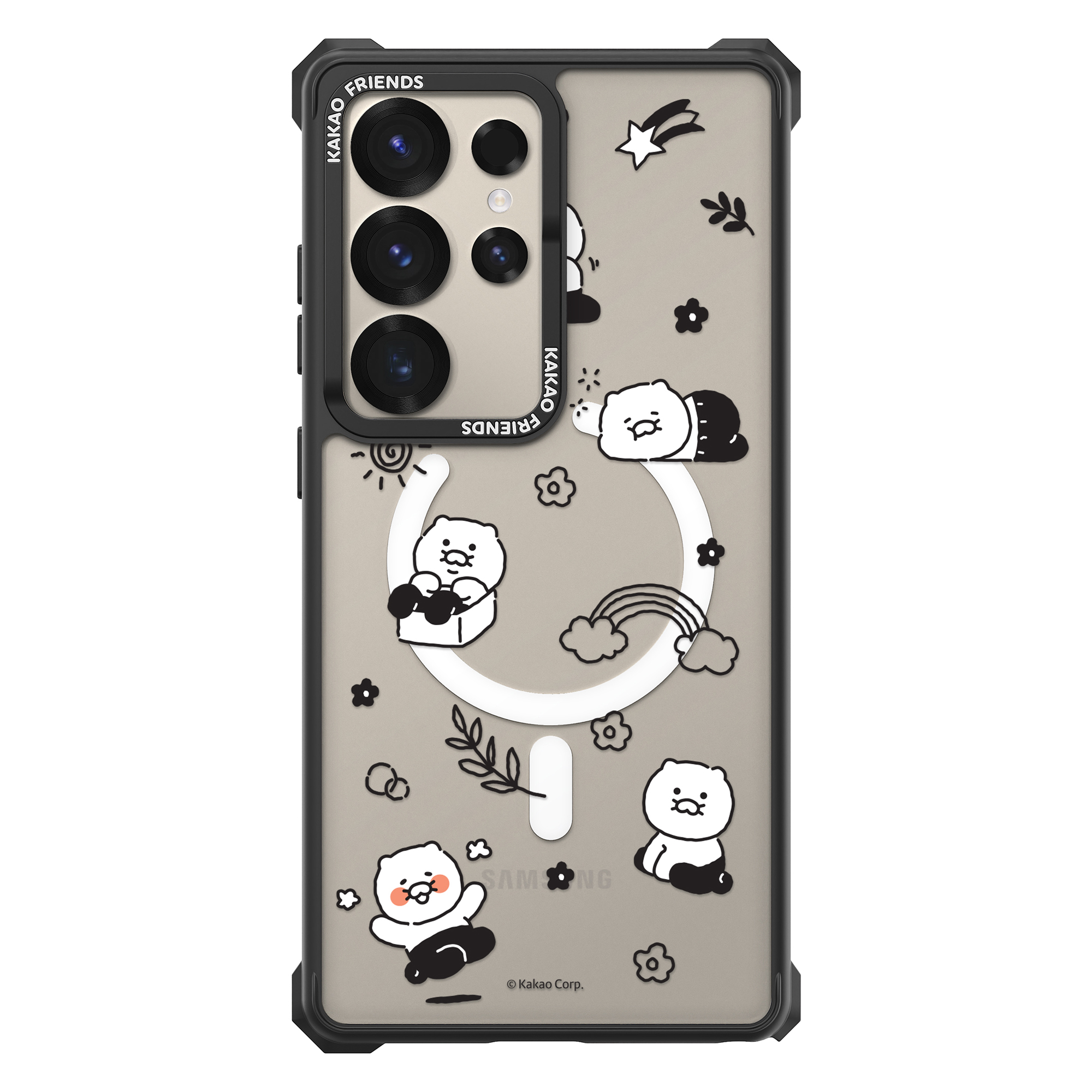 모란카노 임팩트 맥세이프 투명 카카오프렌즈 두들 디자인 휴대폰 케이스 26,140원