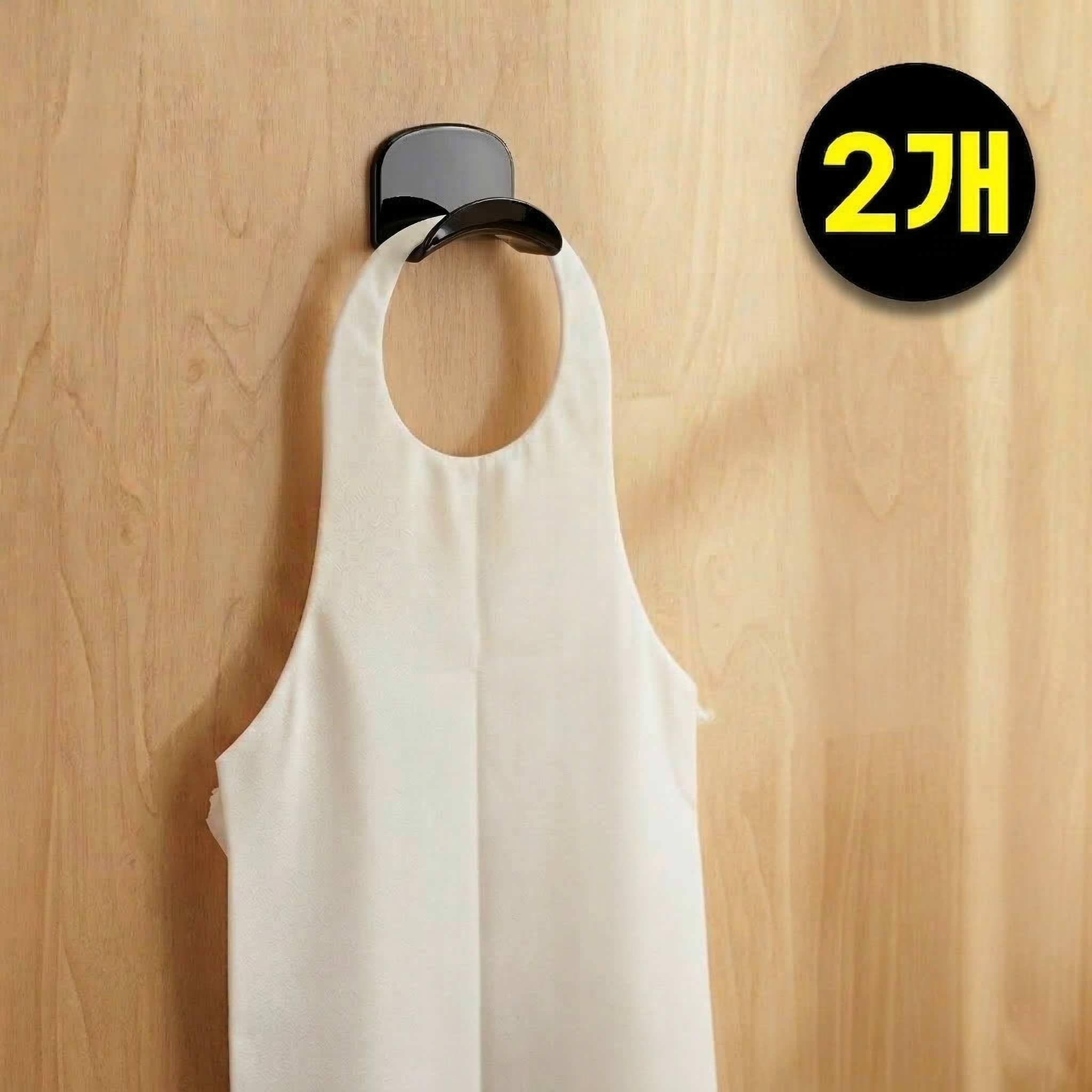 무타공 일회용 앞치마 걸이 식당 업소용 접착식 옷걸이 거치대 부직포 다용도 걸이대 고리 6,100원