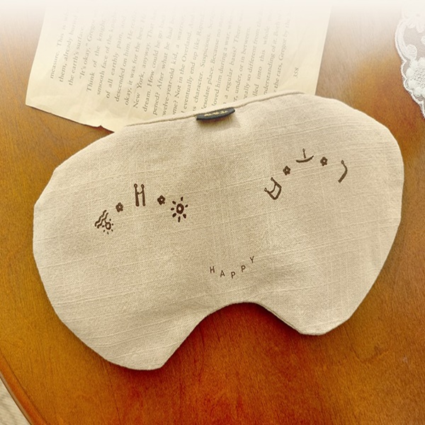 오랜작업으로 지친눈 팥(적두) 냉온열 눈 전용 찜질팩 들꽃잠 행복 눈찜질팩 / 색상:베이지(행복), 1개 28,000원