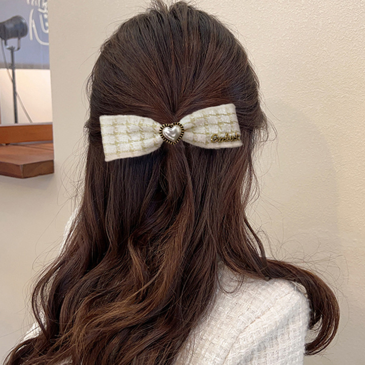 미다미 오웰 트위드 포인트 리본 자동핀(2컬러) 18,900원