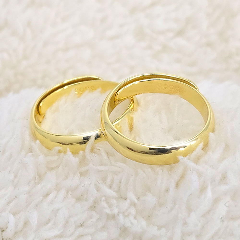 유광 5mm 도금 민무늬 반지 쌍가락지 추천 변색없는 빅사이즈 조절가능 디베르 6,800원