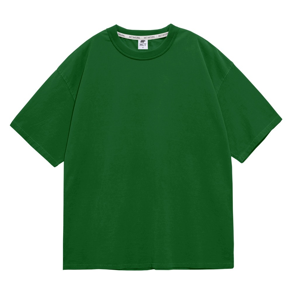 엠씨티 남녀공용 빅사이즈 데일리 오버핏 무지 반팔 티셔츠 14,300원